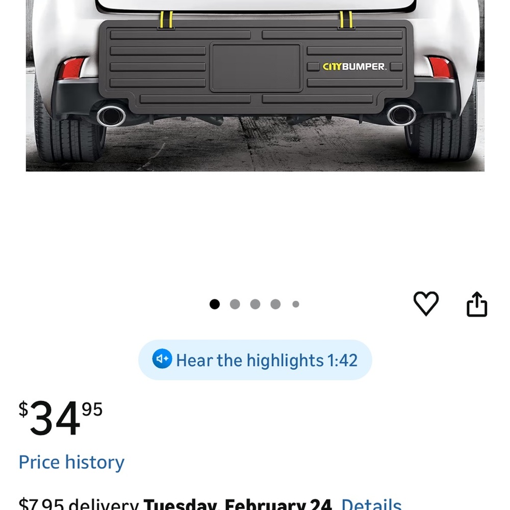 CityBumper Rear Bumper Protector